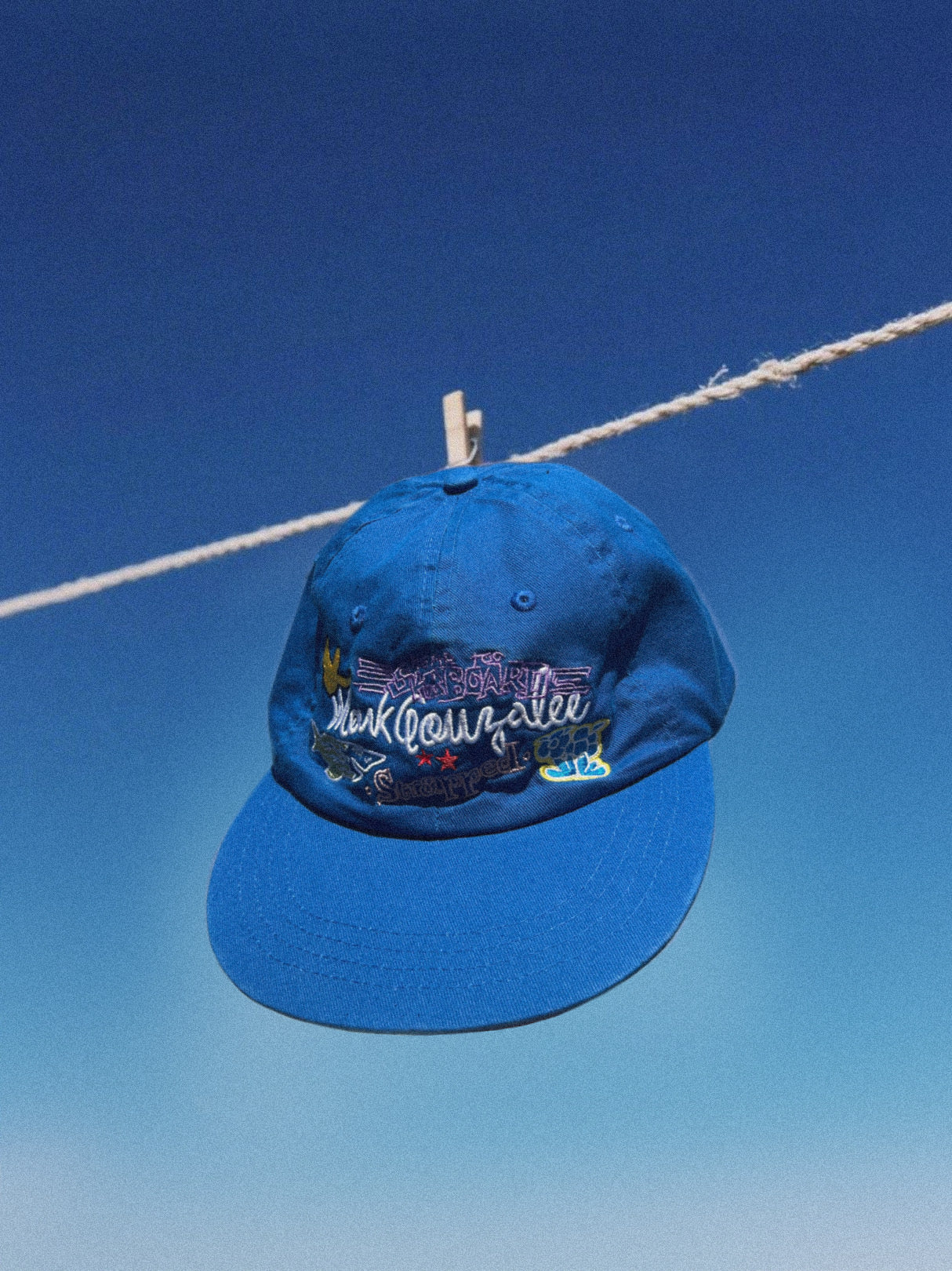 Japanese Style Cap - Royal Blue