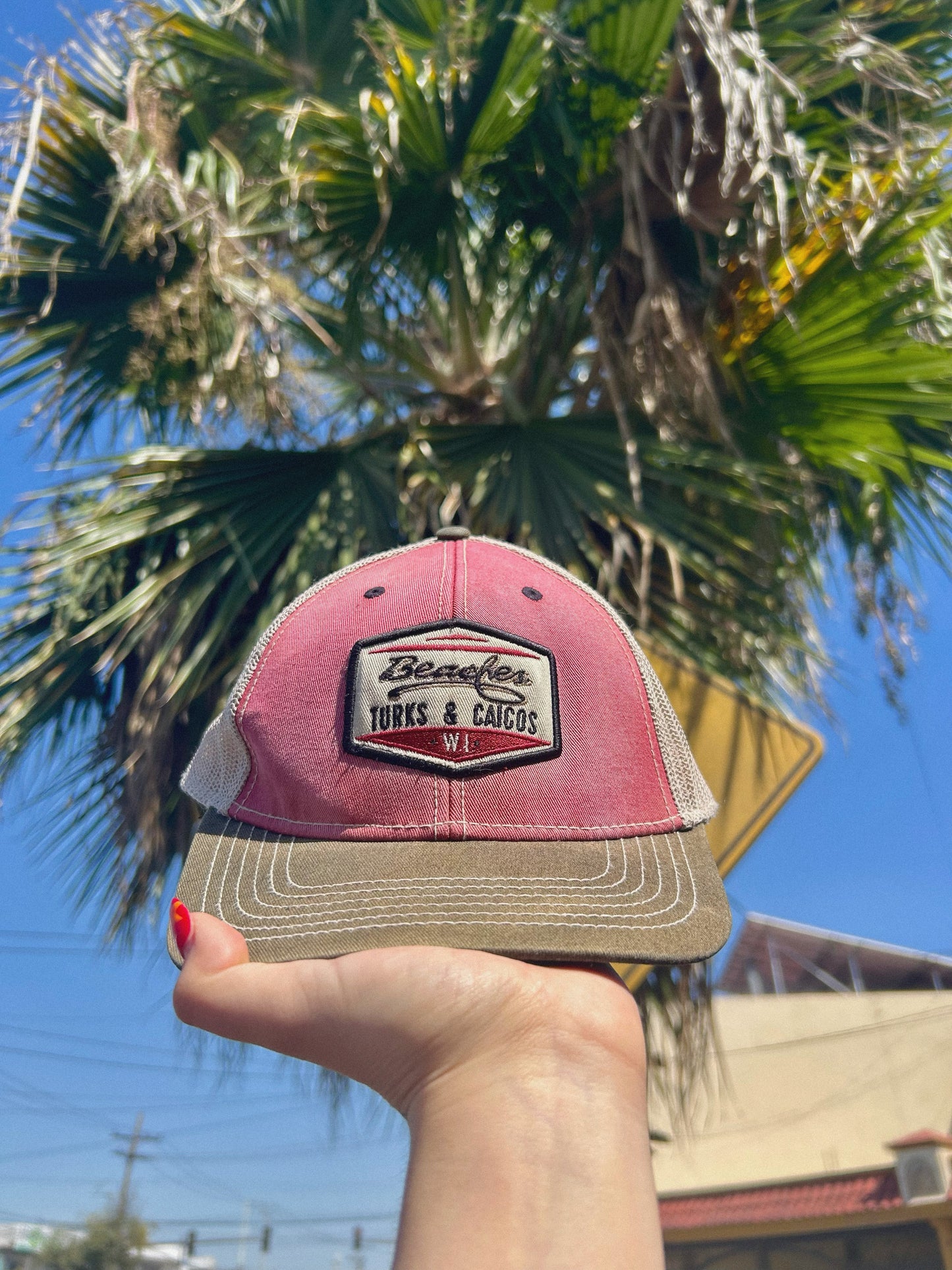 Beaches Trucks & Caicos Mesh Bak Trucker Hat