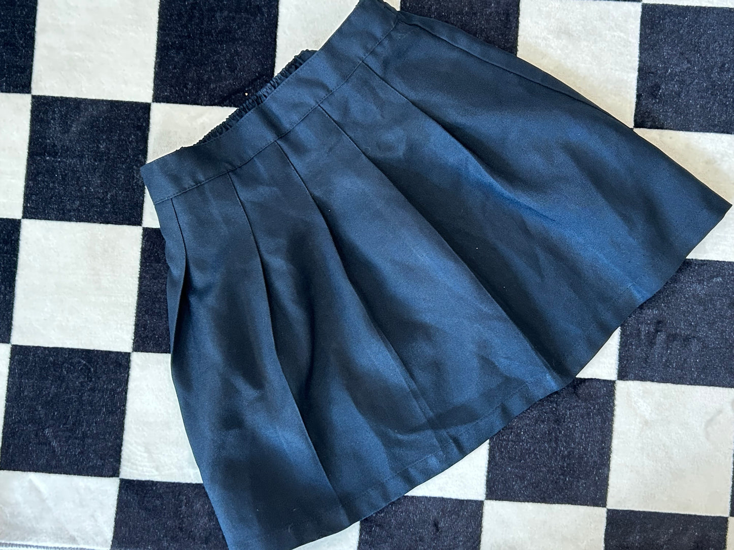 Falda tablones azul marino