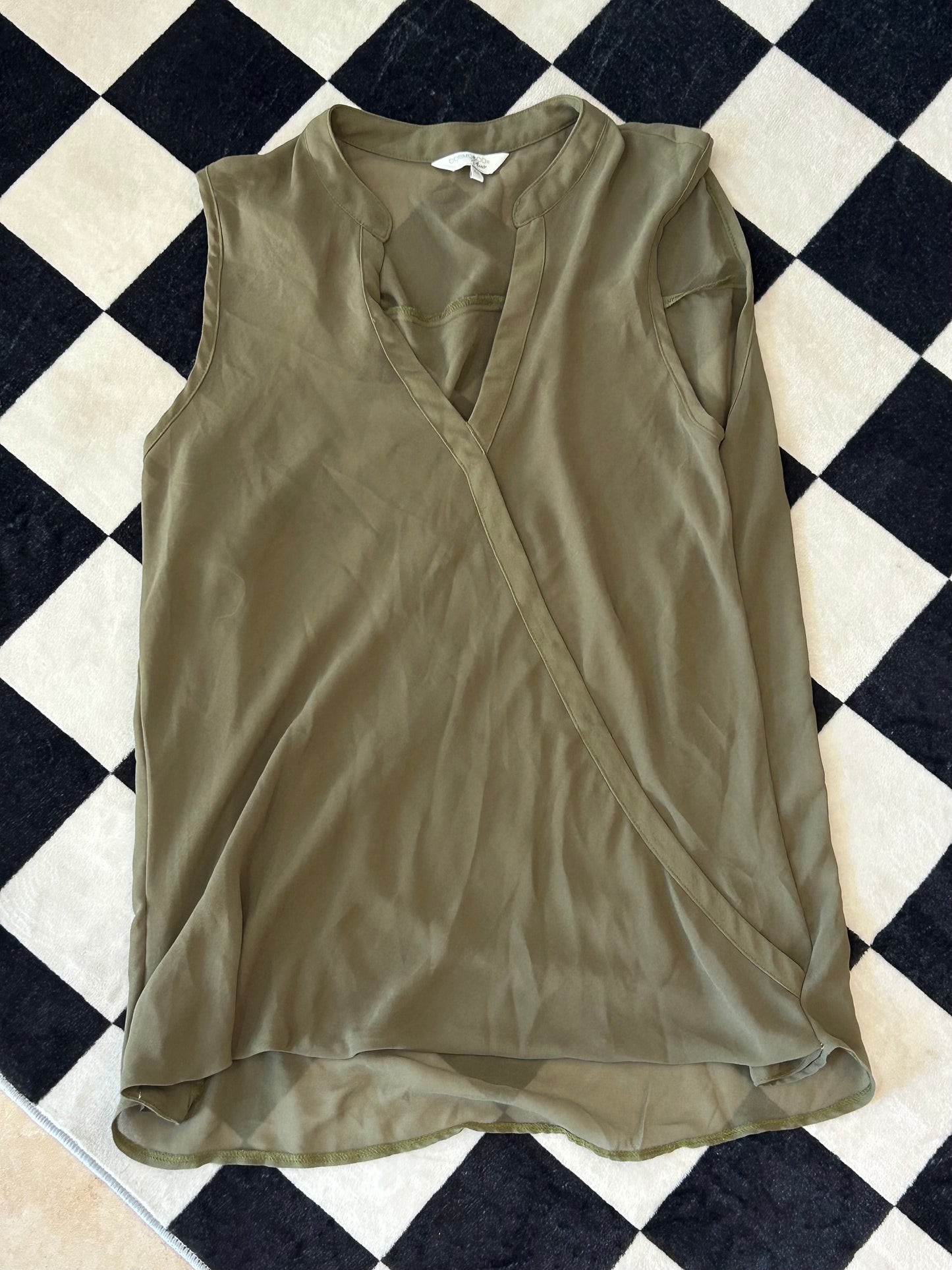 Blusa verde olvido transparente