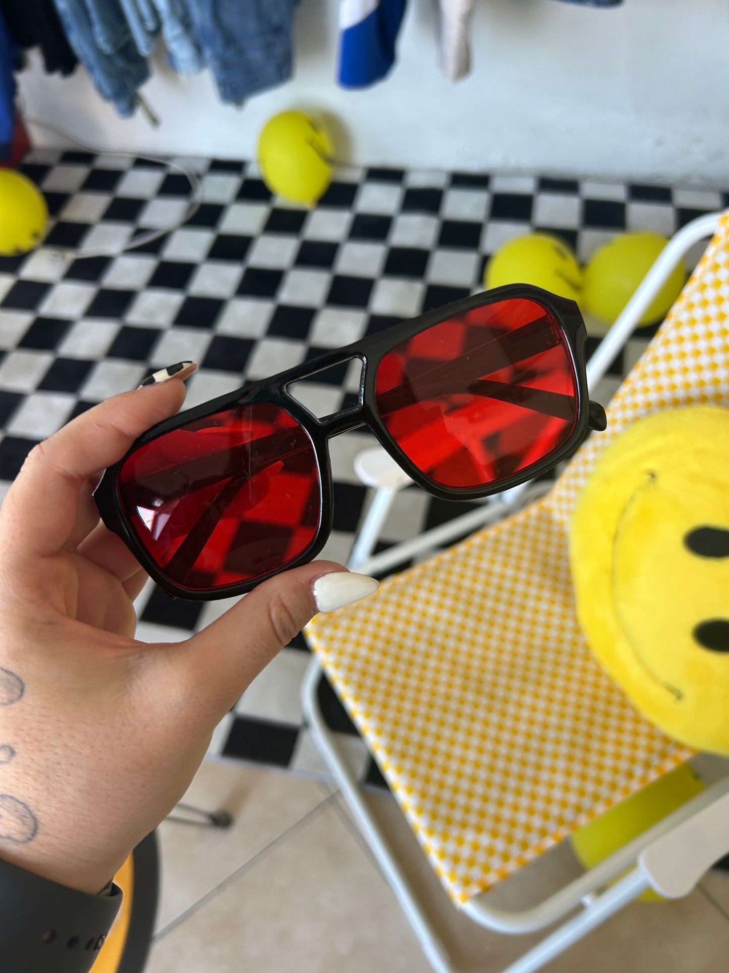 Lentes cuadrados