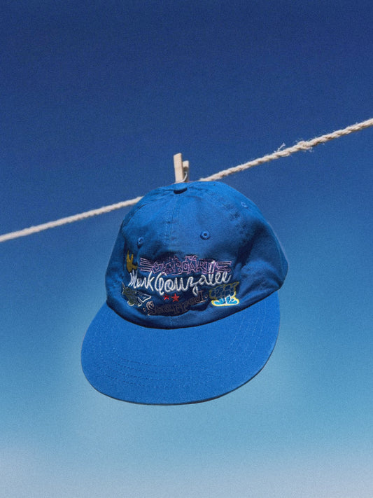 Japanese Style Cap - Royal Blue