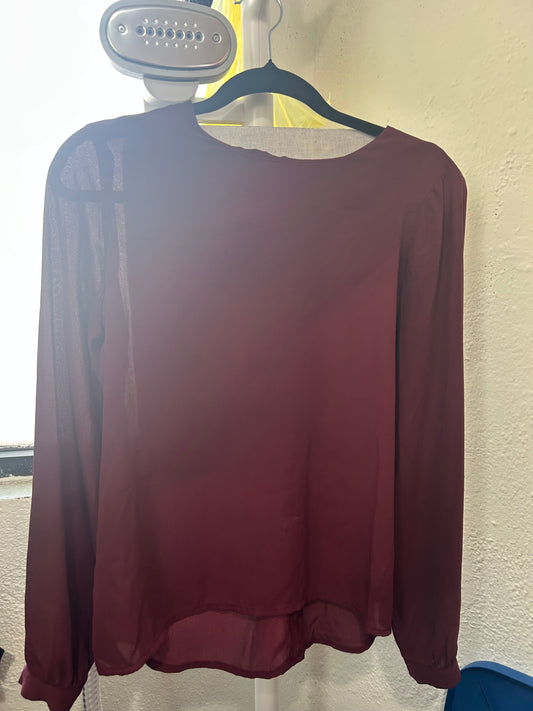 Blusa guinda