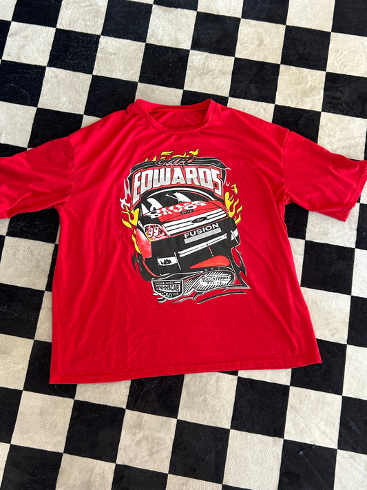 Nscar playera rojo