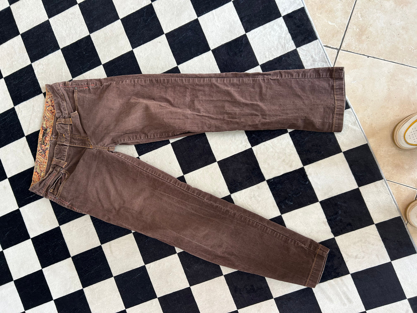 Pantalón de pana cafe