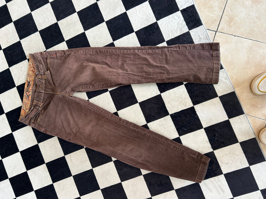Pantalón de pana cafe