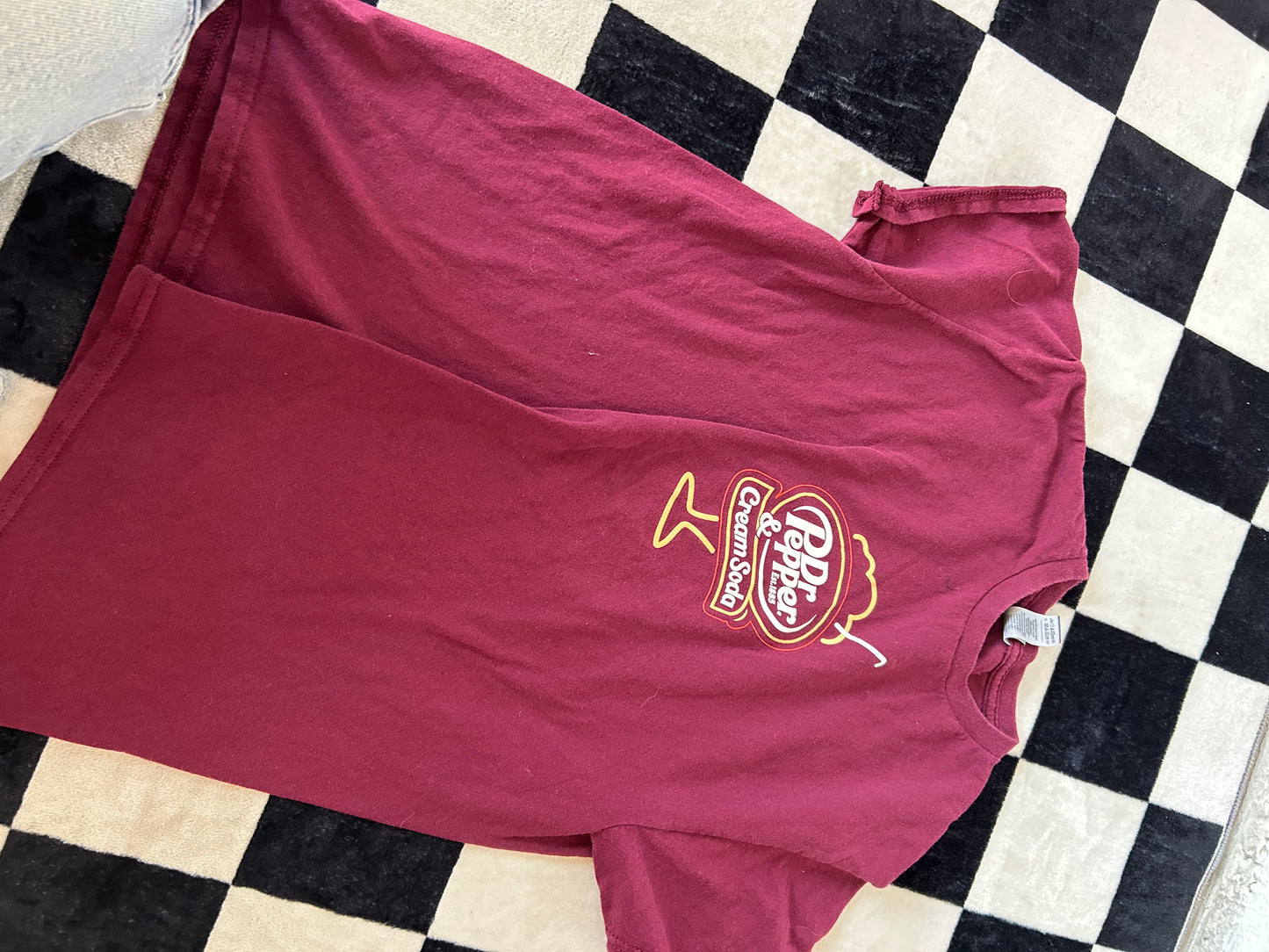 Dr Pipper playera vino