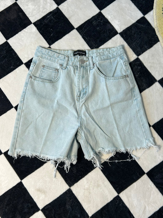 Skinny Denim Shorts
