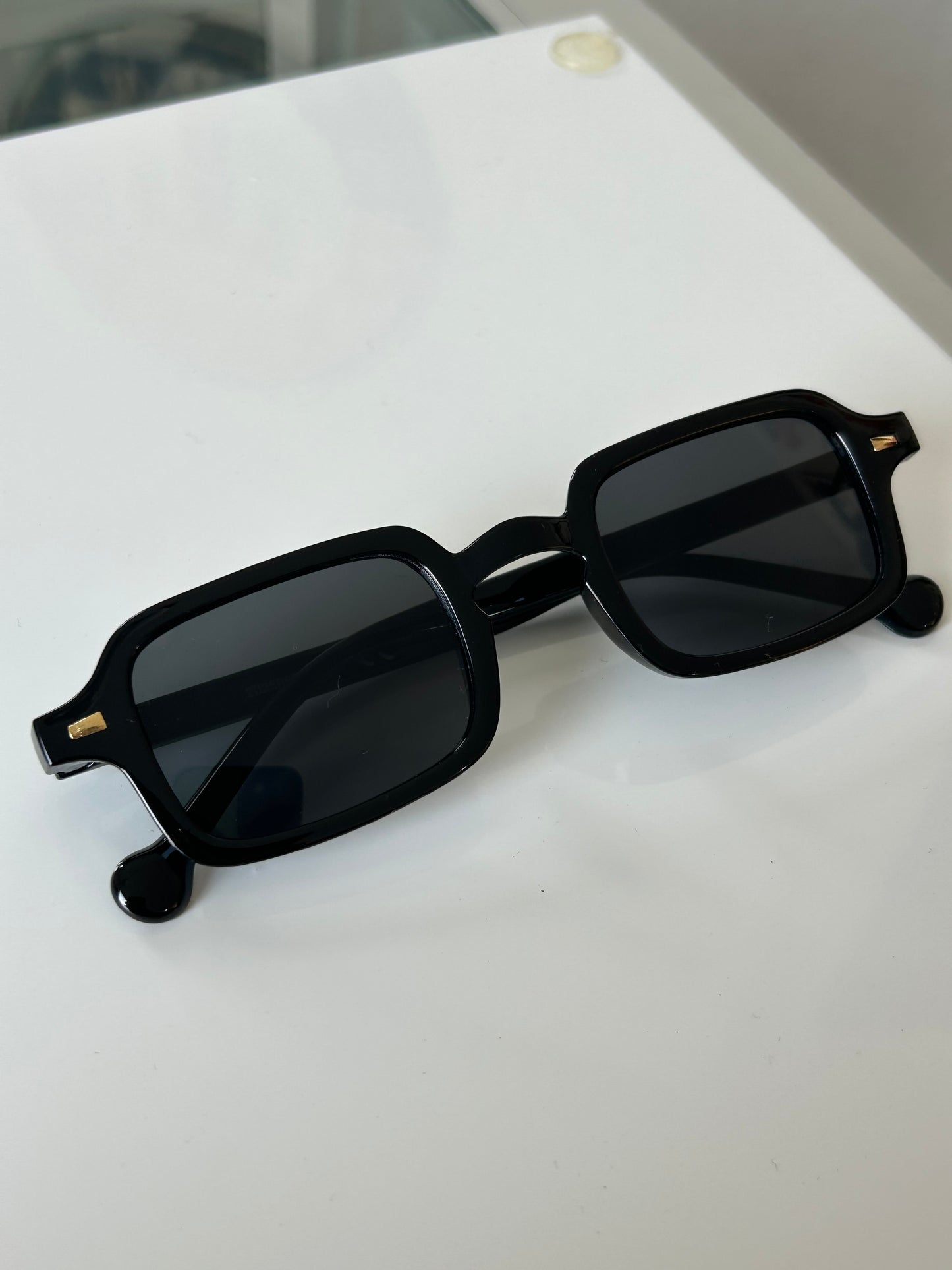 Lentes rectangular negros