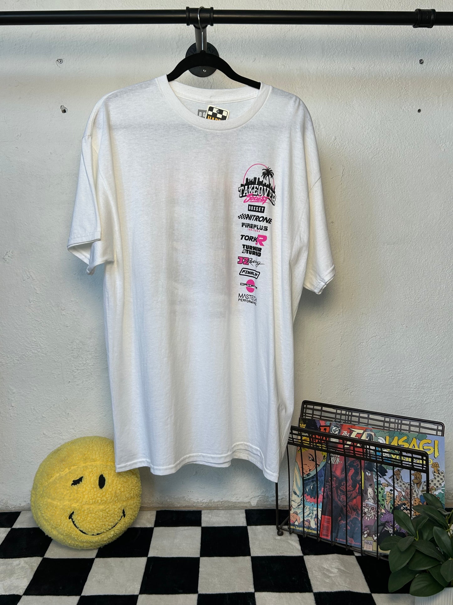 Playera blanca boxset