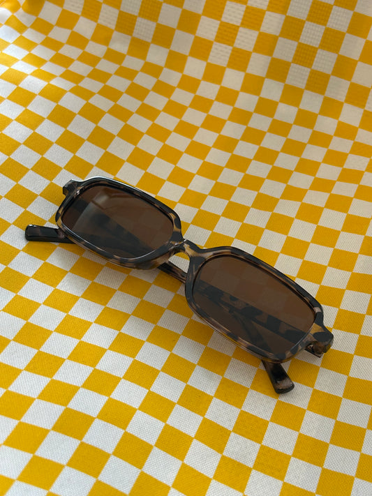 Lentes rectangular animalprint