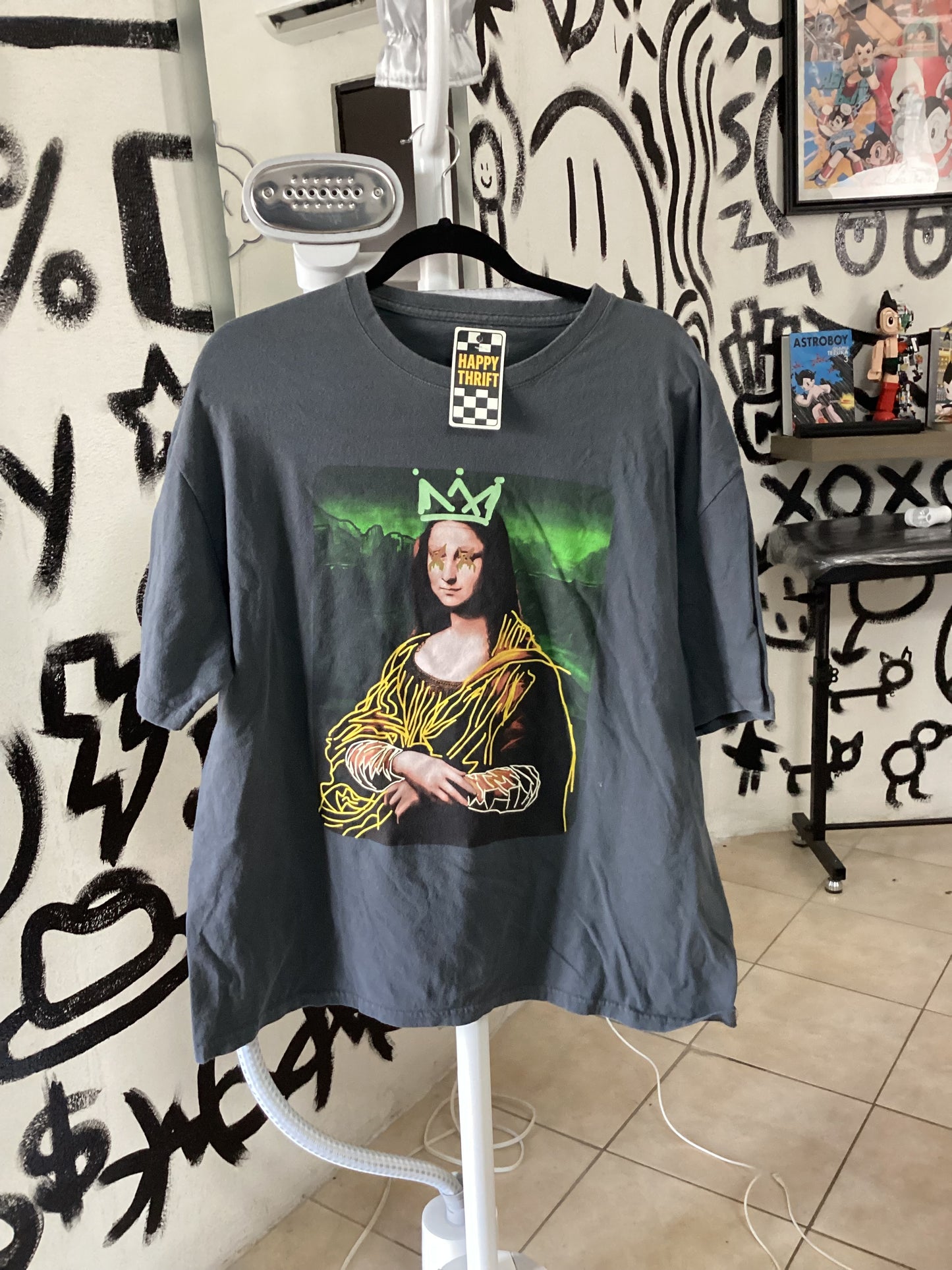 Playera mona lisa gris