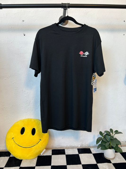 Playera negra corvetee