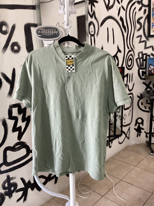 Playera tipo polo verde Olivo