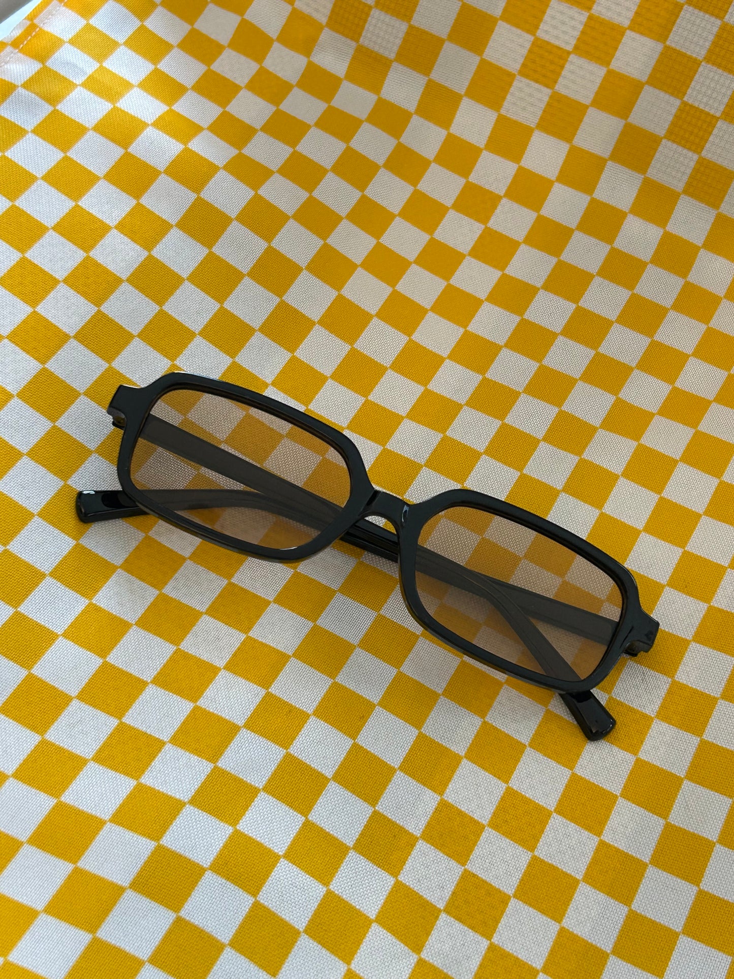 Lentes rectangular negros