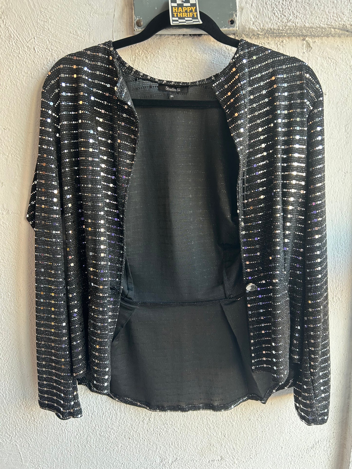 Blusa saco brillos
