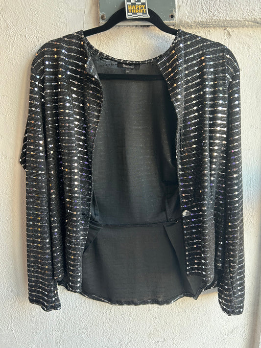 Blusa saco brillos