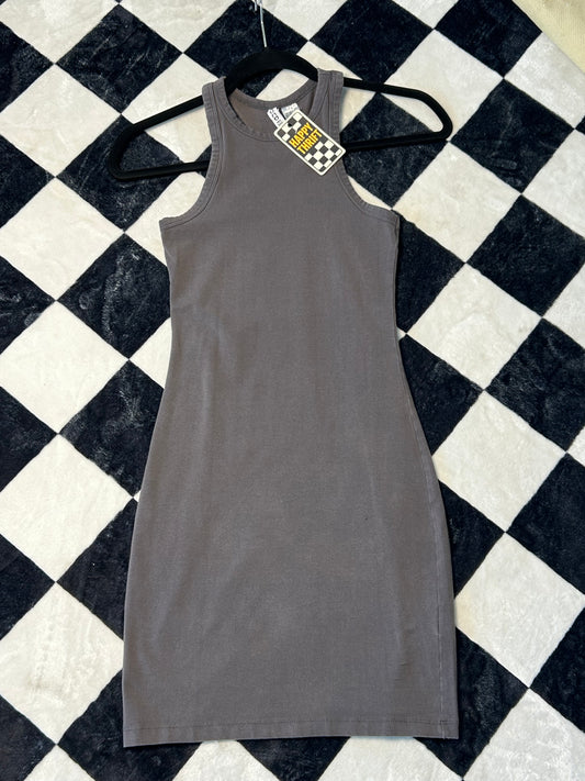 Vestido tubo gris