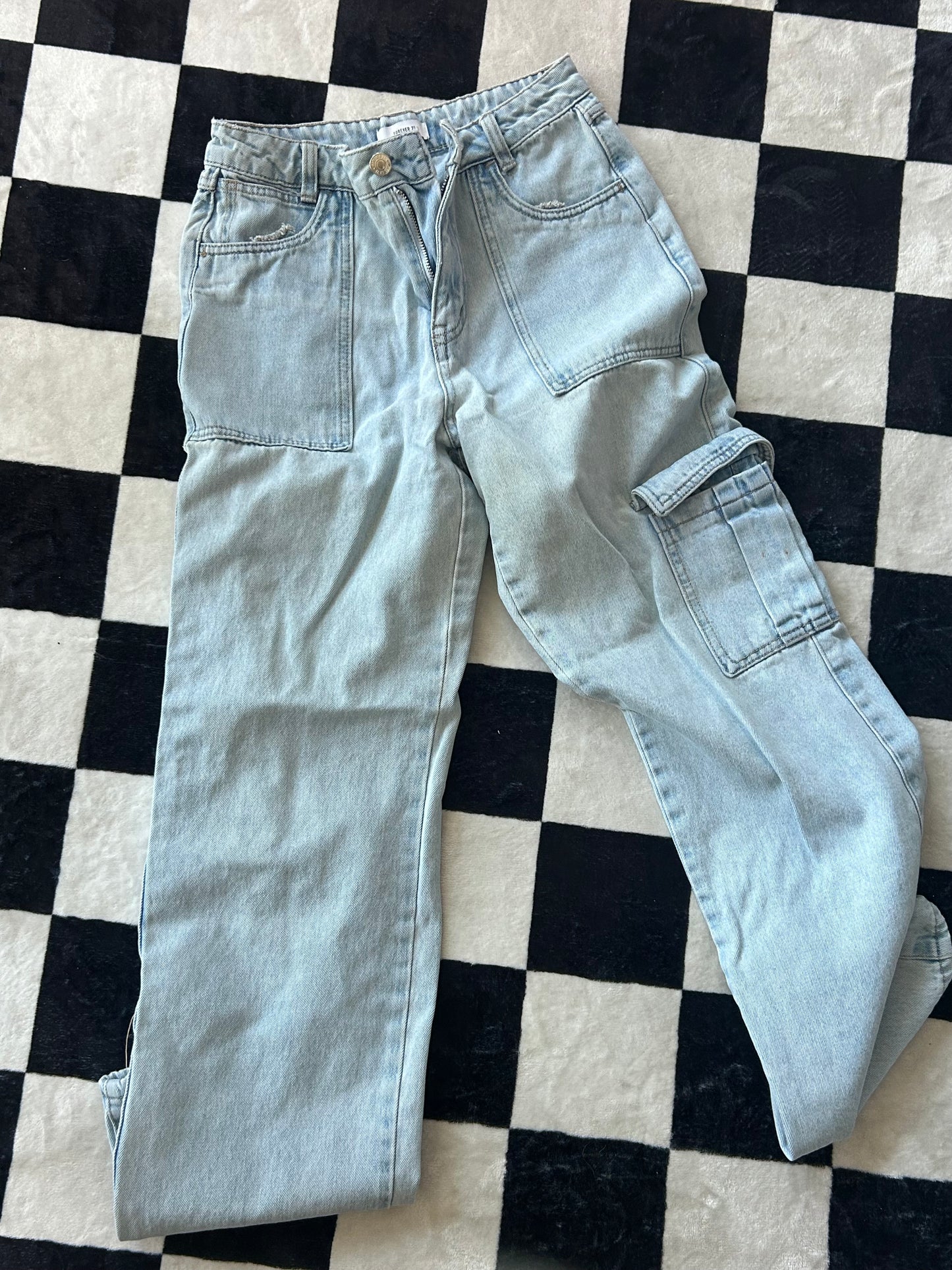Pantalón mezclilla cargo